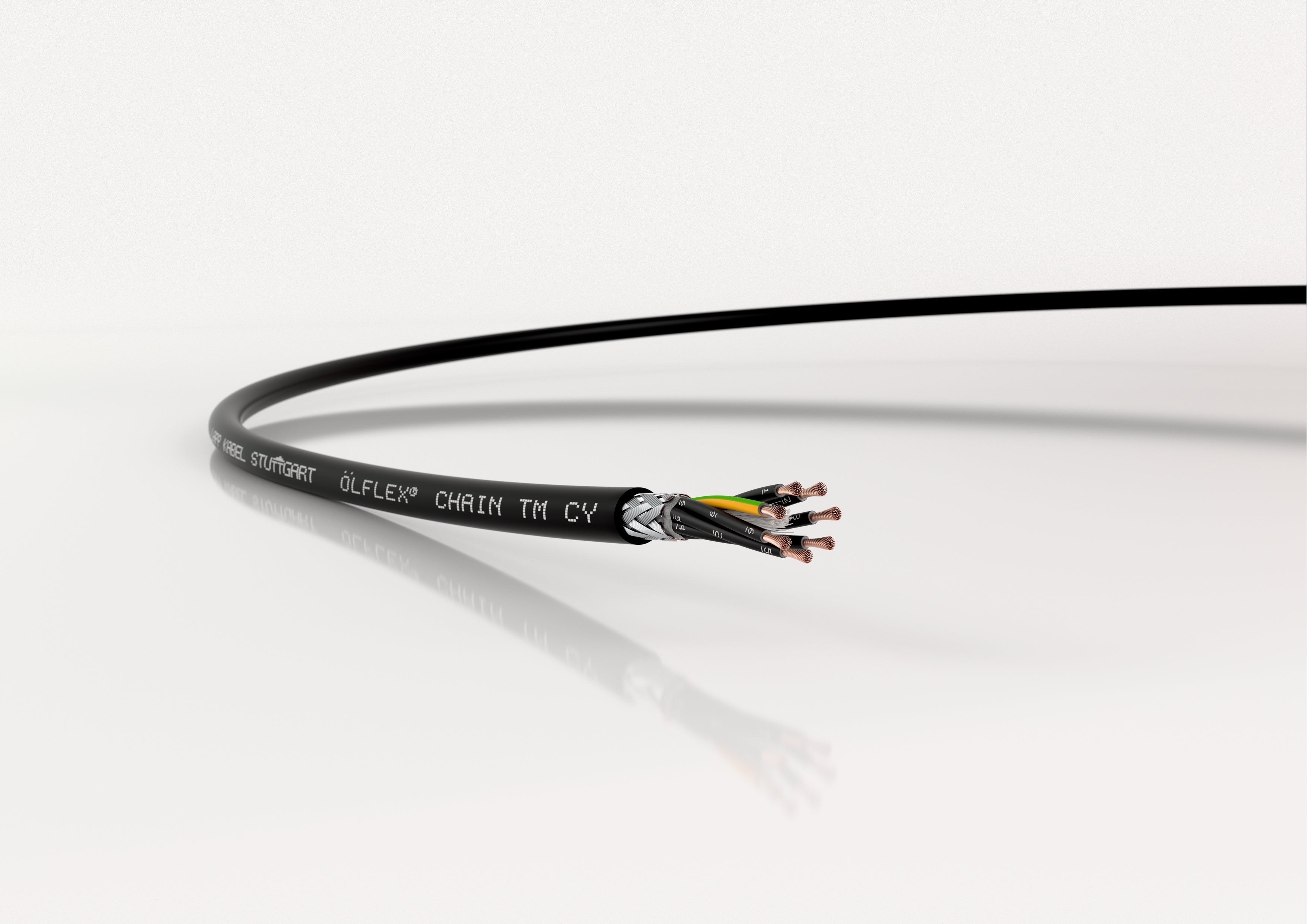 ÖLFLEX CHAIN TM CY 7G16AWG - Cablu de forta si comanda foarte flexibil, ecranat, cu TC-ER, MTW, WTTC, CIC/TC listare conform (UL), respectiv c(UL) pentru America de Nord