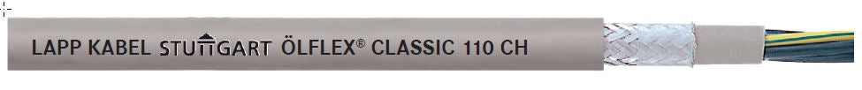 ÖLFLEX CLASSIC 110 CH 4X0,5 - Cablu de contrul ecranat, rezistent la uleiuri ?i foarte flexibil