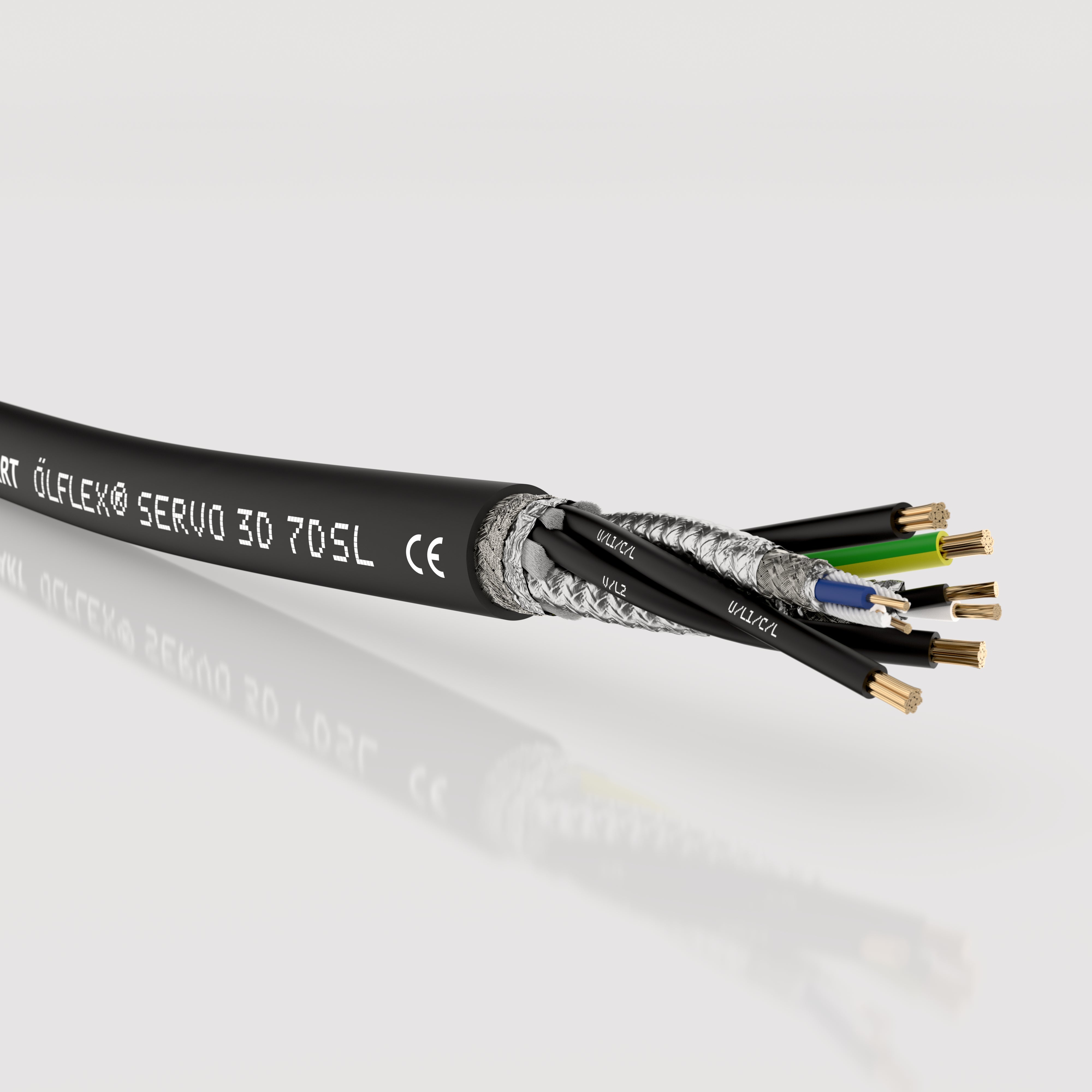 ÖLFLEX SERVO 3D 7DSL 4G2,5+(2x1)+(2x22 A<p><font color="#AAAAAA">Cablu servo hibrid de capacitate mică, cu izolație din PUR pentru utilizare tridimensională pe roboți - certificat</font></p>