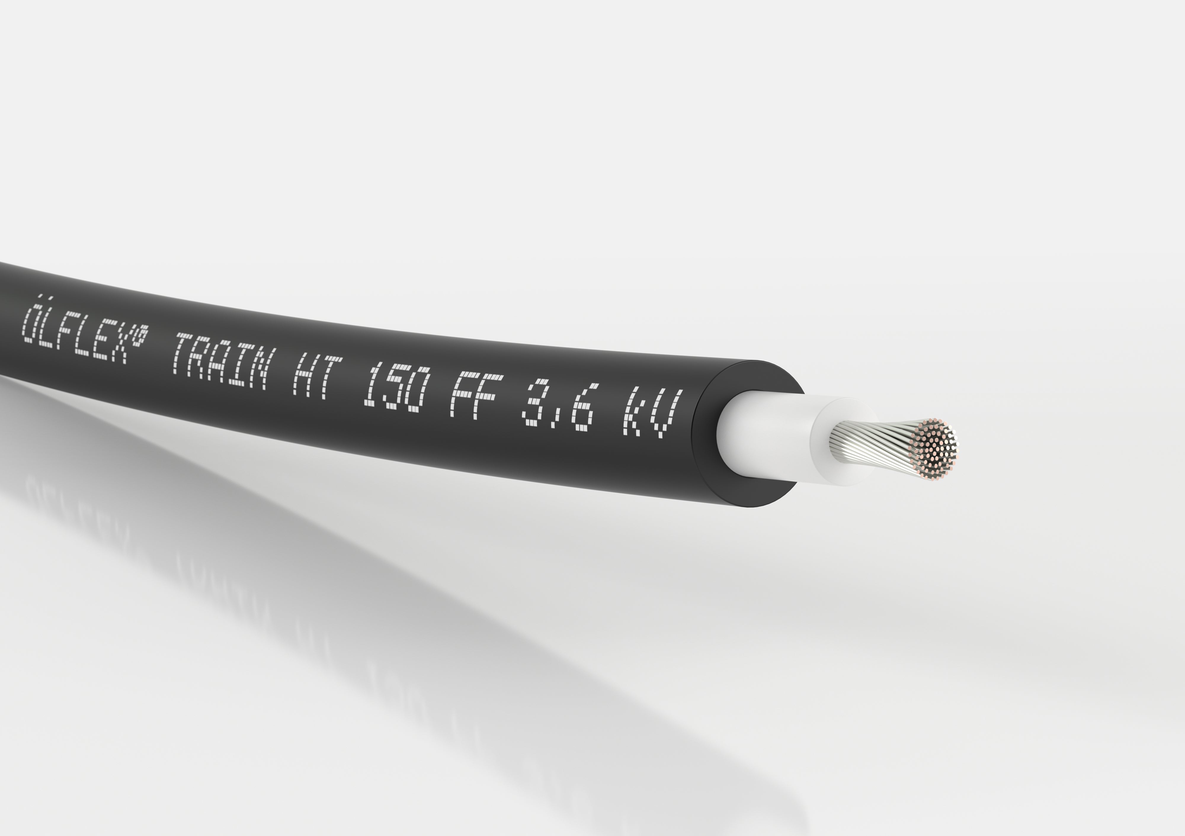 ÖLFLEX TRAIN HT 150 FF 3,6kV 1x25 - Conductor flexibil din lite cositorite conform EN 50382-2 tip FF pentru cerin?e ridicate în sectorul feroviar