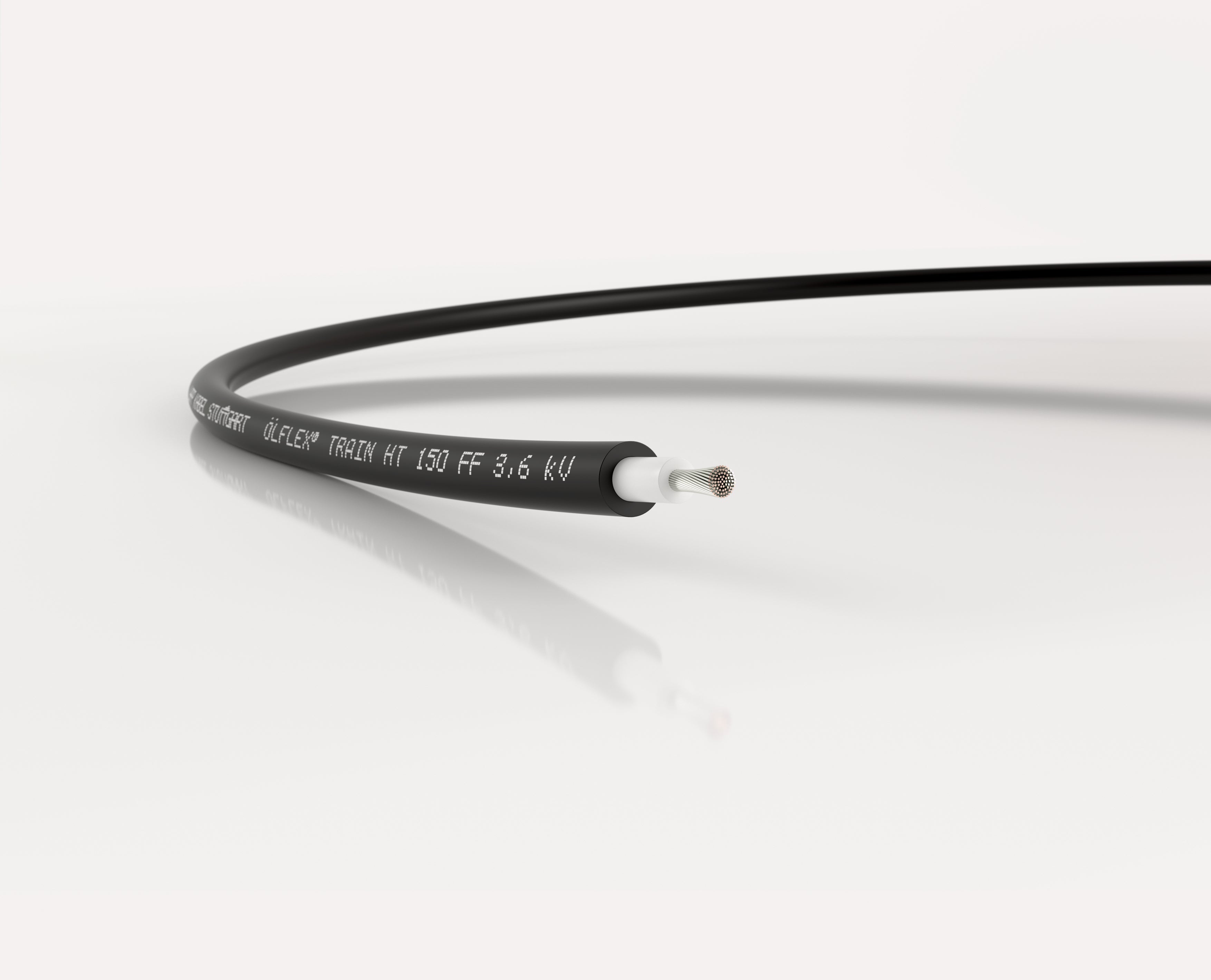 ÖLFLEX TRAIN HT 150 FF 3,6kV 1x120 - Conductor flexibil din lite cositorite conform EN 50382-2 tip FF pentru cerin?e ridicate în sectorul feroviar