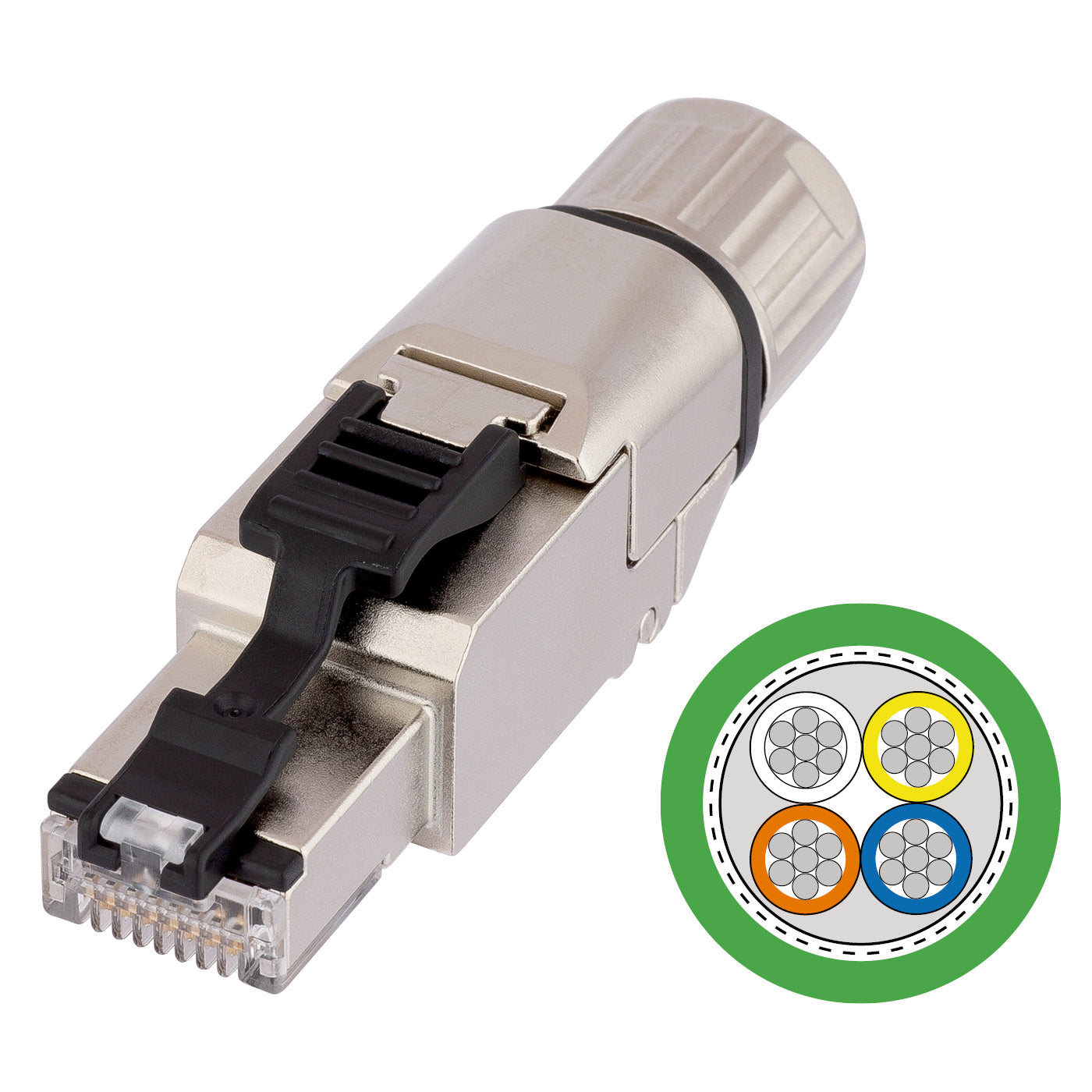 ETHERLINE KIT PN6-RJ-1 - Siguran?a func?ionala înalta, datorita fixarii optime.