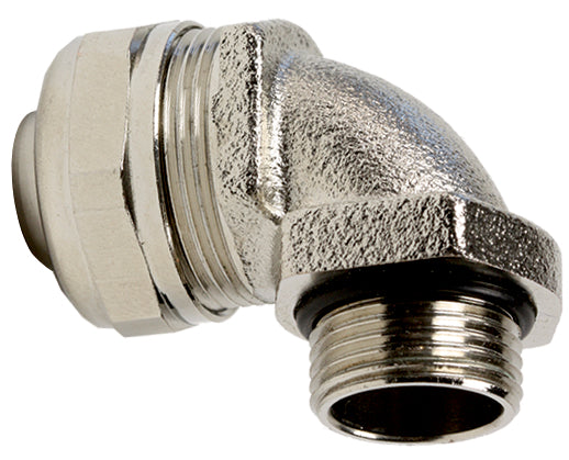 SILVYN FCE COMPACT 90° M32x1,5 MS - Piesa de blocare din alama nichelata cu dimensiuni ergonomice ?i design variat