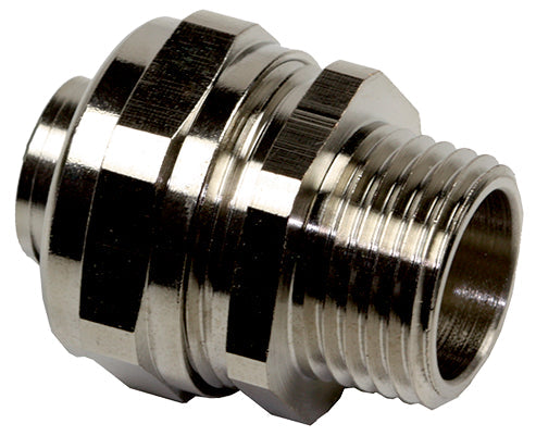 SILVYN COMPACT 90° NPT 1 NPB - Piesa de blocare din alama nichelata cu dimensiuni ergonomice ?i design variat