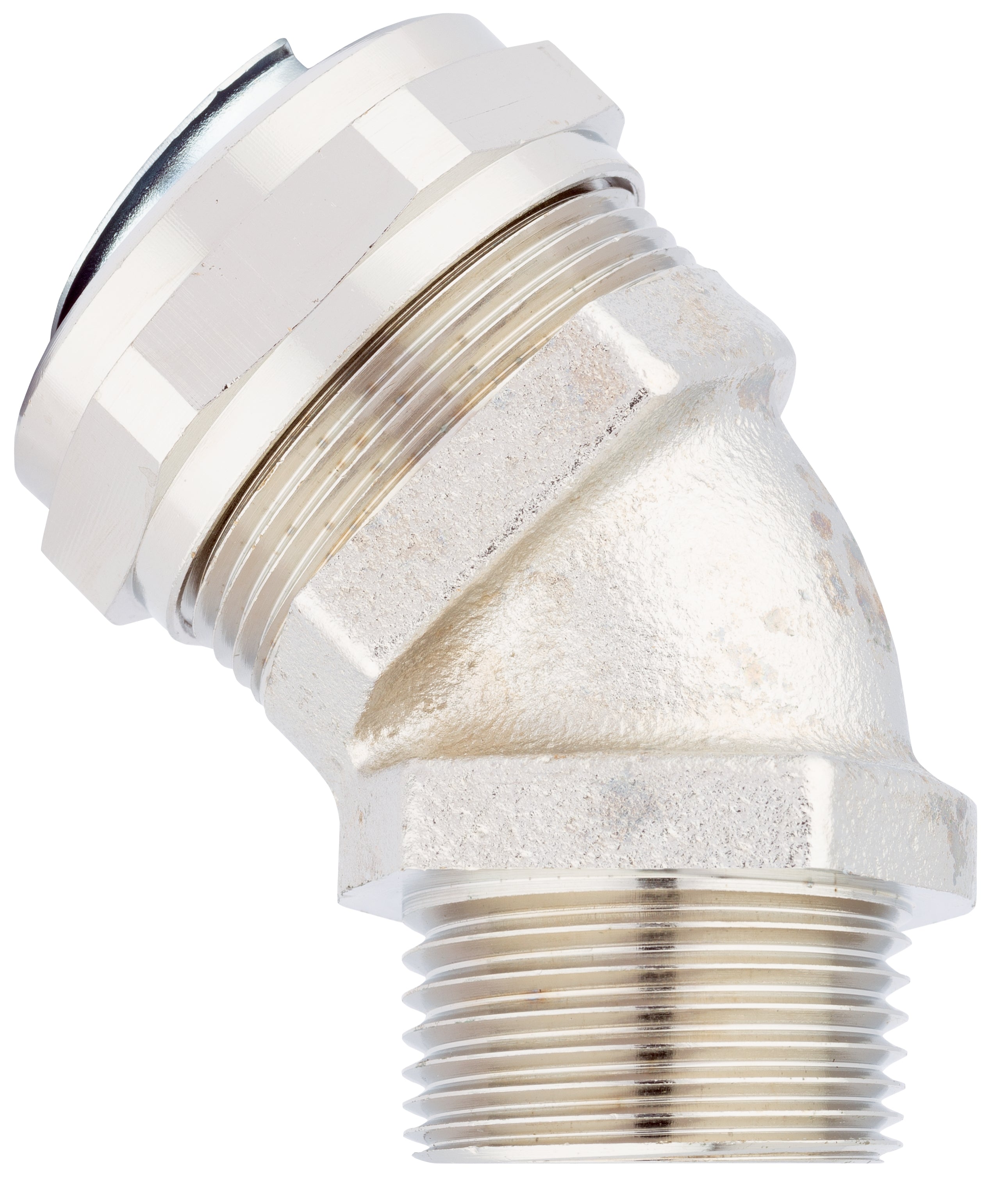 SILVYN COMPACT 90° M25X1,5 NPB - Piesa de blocare din alama nichelata cu dimensiuni ergonomice ?i design variat