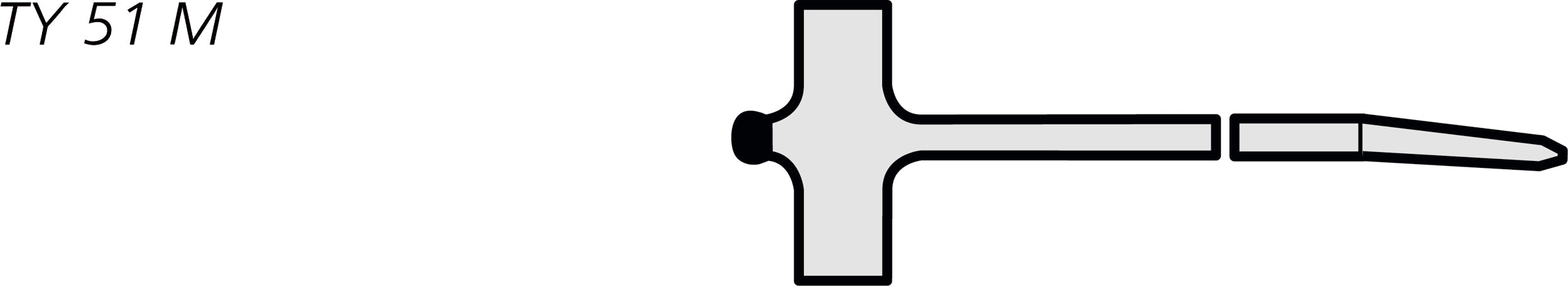 CABLE TIES TY-RAP TY 51 M 92X2.4 NA