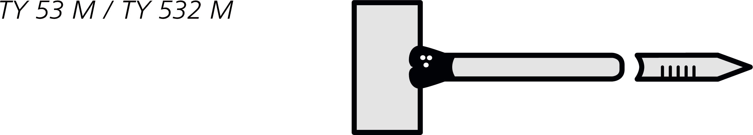 CABLE TIES TY-RAP TY 546 M 184X4.8 NA