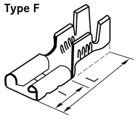 BLADE RECEPTACLES L-BA 288 F
