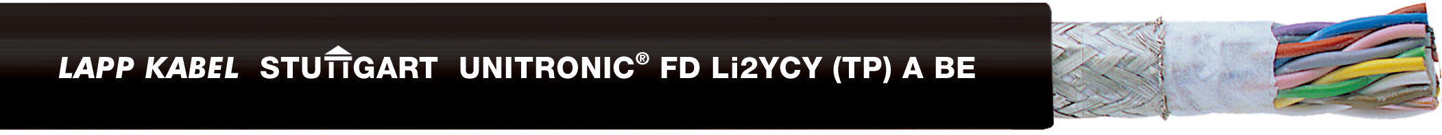 UNITRONIC FD Li2YCY (TP) A BE 10X2X0,34 - Cablu ecranat pentru transfer de date, cu capacitate scazuta , izolatie PE/PVC, pentru utilizare in lant portcablu certificate UL AWM pentru SUA+CAN