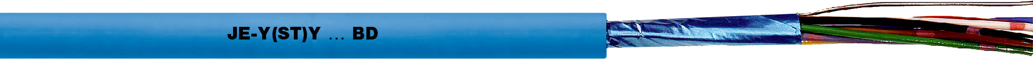 JE-Y(ST)Y...BD EB 2X2X0,8 - Cablu pentru circuite electronice industriale cu ecran electrostatic
