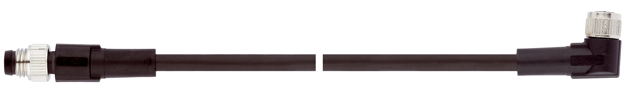 AB-C3-M8MS-2,0PVC - Conector M8 fisa sau priza si un capat liber