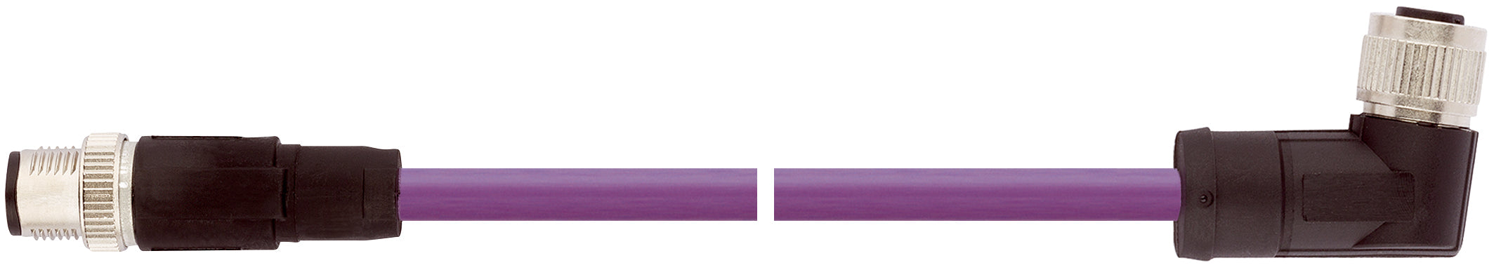 AB-DN-M12MS-1,0PUR-M12FS - Cablu premufat pentru DeviceNet/CANopen Cable:fisa M12 si priza M12