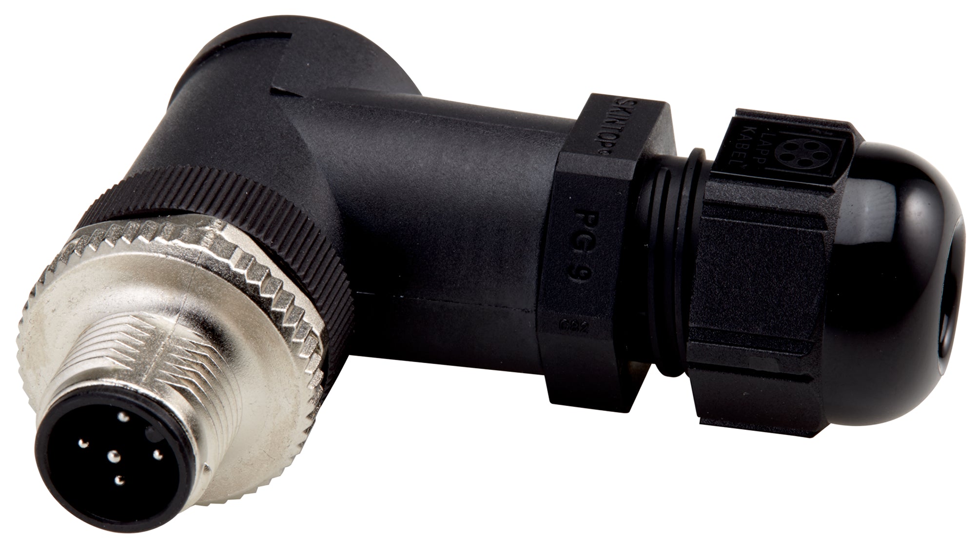 AB-C4-M12MS-F0,75 - Conector M12 pentru montare pe santier santier