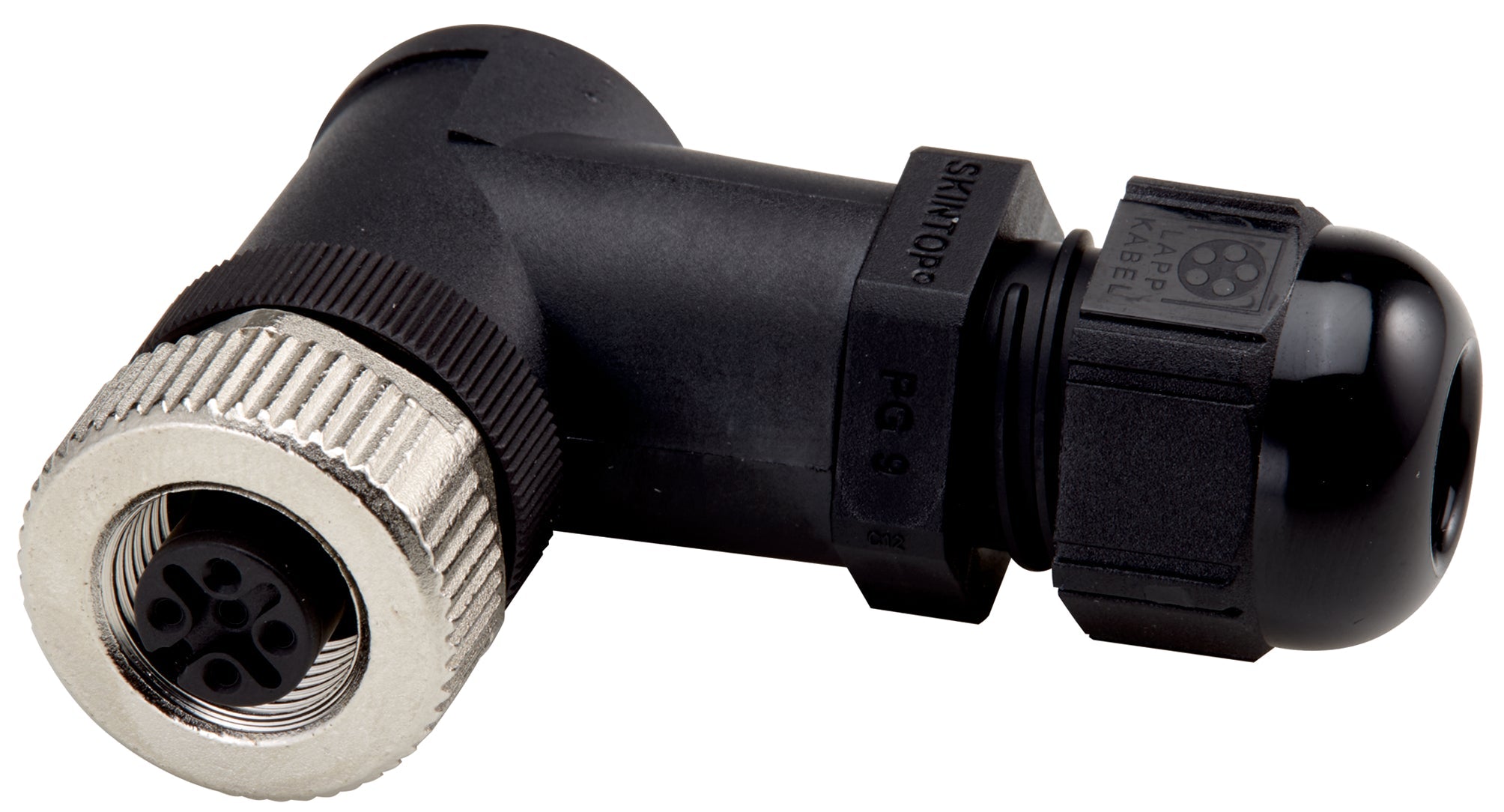 AB-C4-M12MS-F0,75 - Conector M12 pentru montare pe santier santier