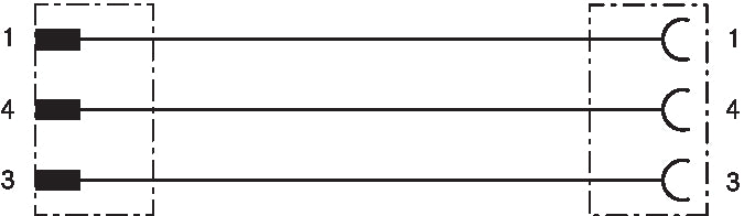 AB-C5-M12MS-10,0PUR-M12FS - Fisa M12 si priza M12