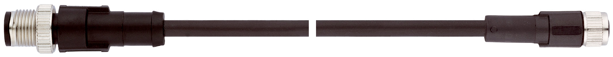 AB-C3-M12MS-0,3PUR-M8FA-2L - Conector fisa M12 cu conector priza M12