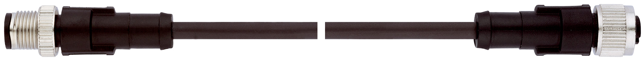 AB-C4-M12MA-2,0PUR-SH - Conector M12 fisa sau priza, un capat liber, ?i cablu ecranat