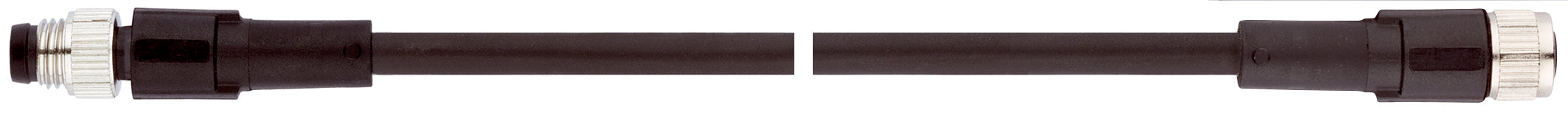 AB-C4-M8MS-2,0PUR-M8FA - Cablu cu conectori M8 fisa si priza