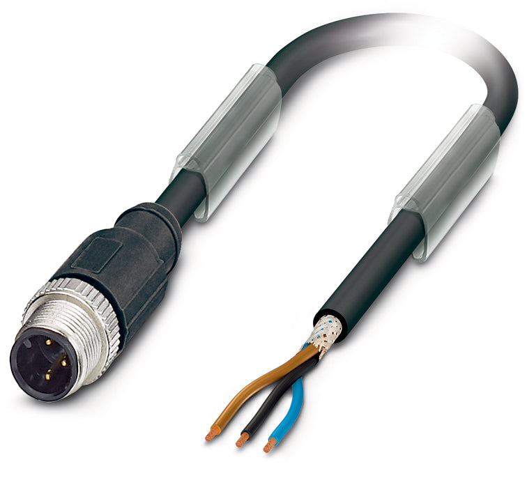 AB-C8-M12MS-10,0PUR-M12FS-SH<p><font color="#AAAAAA">Conector M12 fişă sau priză, un capăt liber, și cablu ecranat</font></p>