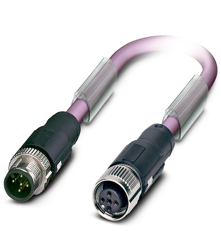 AB-DN-M12MS-1,0PUR-M12FS - Cablu premufat pentru DeviceNet/CANopen Cable:fisa M12 si priza M12