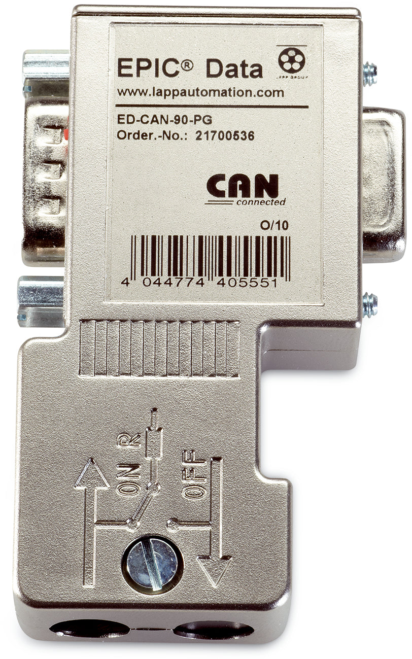 ED-CAN-AX - Modul CAN de conectare cu mufa Sub-D, conectarea conductorilor prin surub