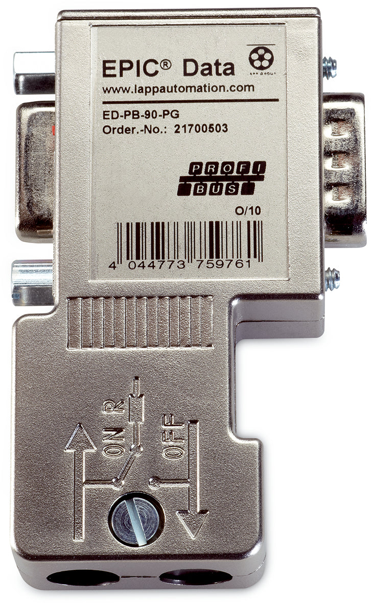 ED-PB-35-PG - Conector de PROFIBUS cu fi?e, cu conexiune cu ?urub/M12 / REPEATER
