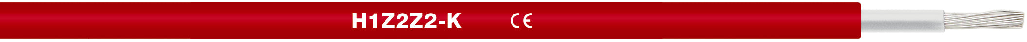 Cablu solar roșu H1Z2Z2-K, OPTIMIERTE VERSION 1X4 RD