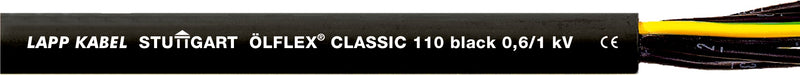 ÖLFLEX CLASSIC 110 Black 0,6/1kV 2X0,75