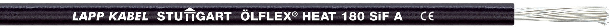 ÖLFLEX HEAT 180 SiF A 1x0,75 BK