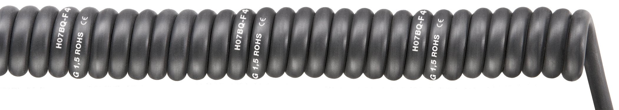 SPIRAL H07BQ-F BLACK 4G1,5/1500